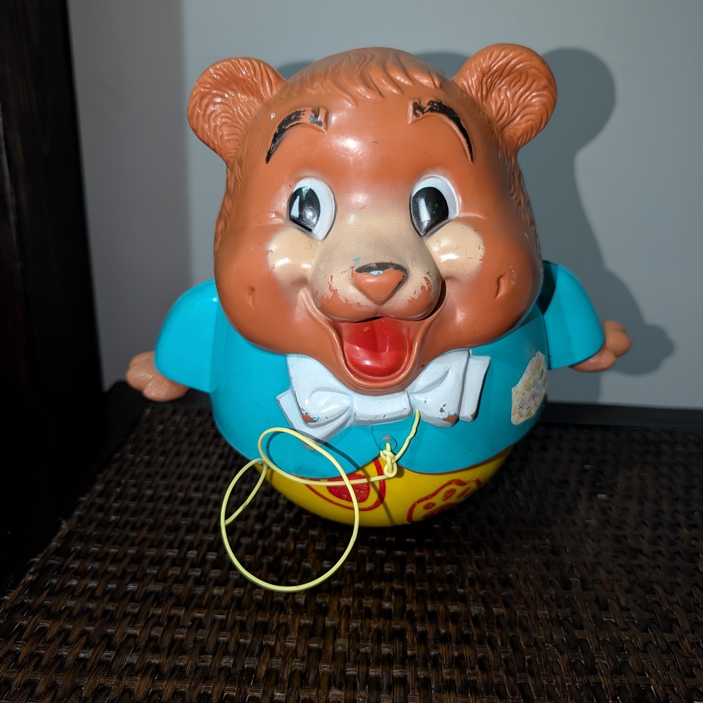Fisher-Price Blue and Yellow Bear Toy
